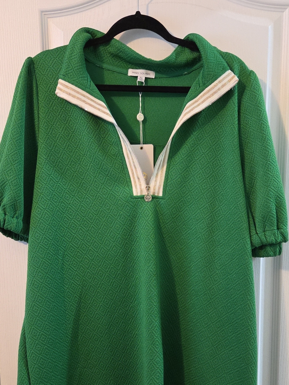 Mary Square Green Andie Dress